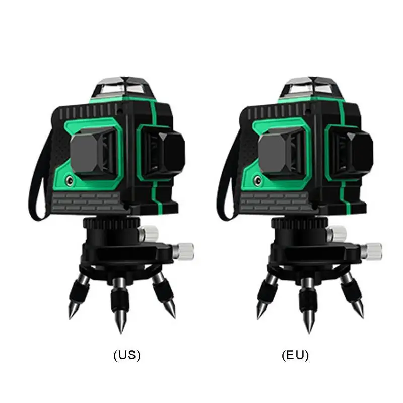 

3D IP54 Waterproof 12 Lines Green Laser Levels Self-Leveling 360 Horizontal And Vertical Cross Super Powerful Green Laser Beam