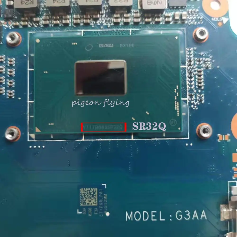 Greatest  G3AA DAG3AAMBAF0 for HP laptop Qmen TPN-Q194 15-CE 15T-CE motherboard Mainboard 929481-601 CPU:I7-7