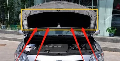 Toyota Corolla 2007 2008 2009 2010 2011 2012 2013 단열면 방음면 단열 패드, 토요타 코롤라용 단열패드