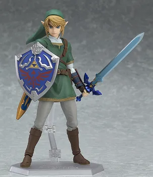 

14cm The Legend Of Zelda Link Action Figures Super Movable Joints Face Change Pvc Assembly Figurines Collectible Model Toys