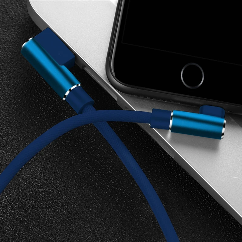 UPaitou USB кабель с датой 90 градусов для iphone X XS MAX 11 8 7 6 6s plus нейлоновая оплетка Кабель для быстрой зарядки для iPad iphone зарядное устройство 1 м