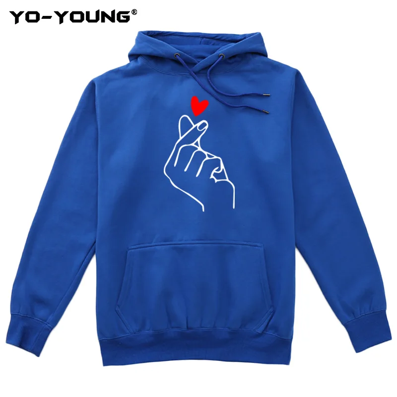 Yo Young New Finger Heart Hoodies Sweatshirts For Women Gesture Of Love Fleece Inside Fashion Warm Hooded Thick Sweatshirt Yo Young New Finger Heart Hoodies Sweatshirts For Women Gesture Of Love Fleece Inside Fashion Warm Hooded Thick Sweatshirt