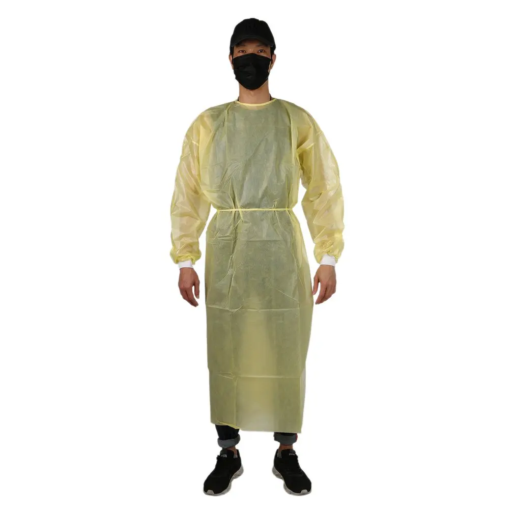 

Protective Isolation Gown Clothing Overalls Isolation Suit Set Disposable Antistatic Dust Splash Resistant