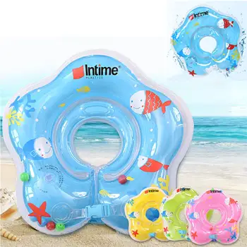 

44x44cm Baby Swimming Neck Ring Tube Safety Infant Bathing Float Circle Summer Inflatable Water Floating Holder for 0-24 Months