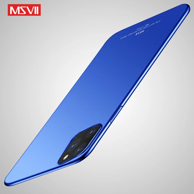 

For iPhone 11 Pro Max Case MSVII Slim Frosted Coque For Apple iPhone X XR XS Max X S Hard PC Cover For iPhone11 Pro Max 11 Cases