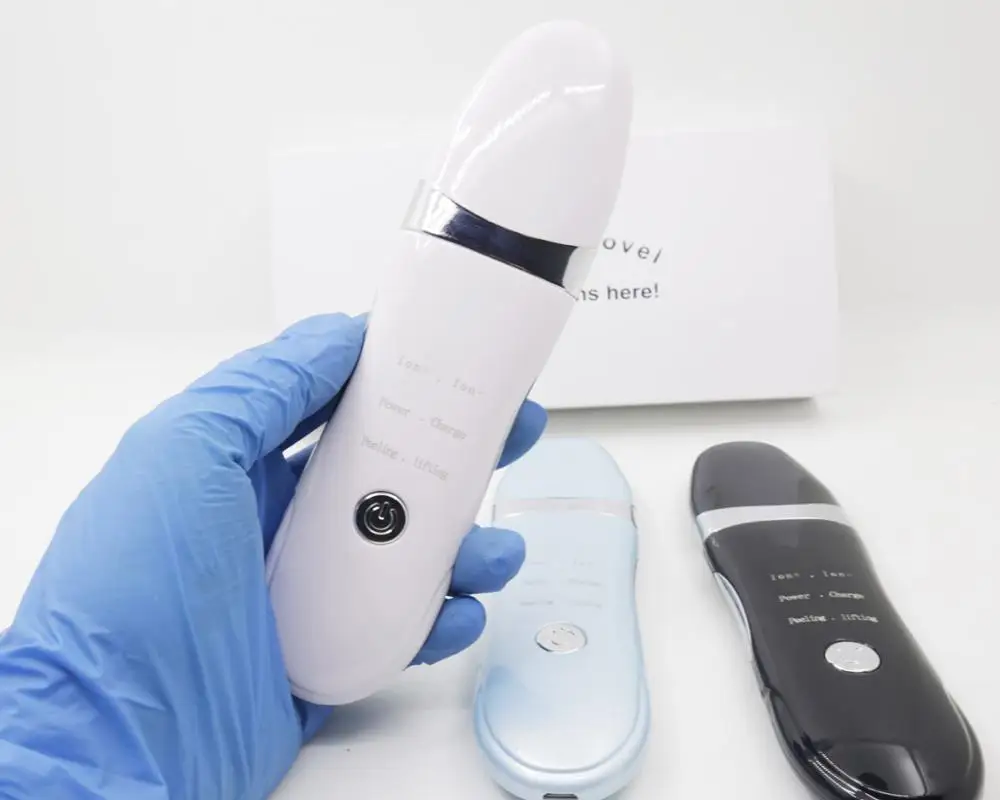 

Beauty Star Ultrasonic Face Cleaning Skin Scrubber Facial Cleaner Skin Peeling Blackhead Removal Pore Cleaner Face Scrubber