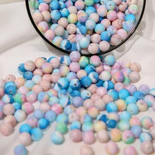 Anneau de dentition en Silicone pour bébé, perles, collier, accessoires, jouet 