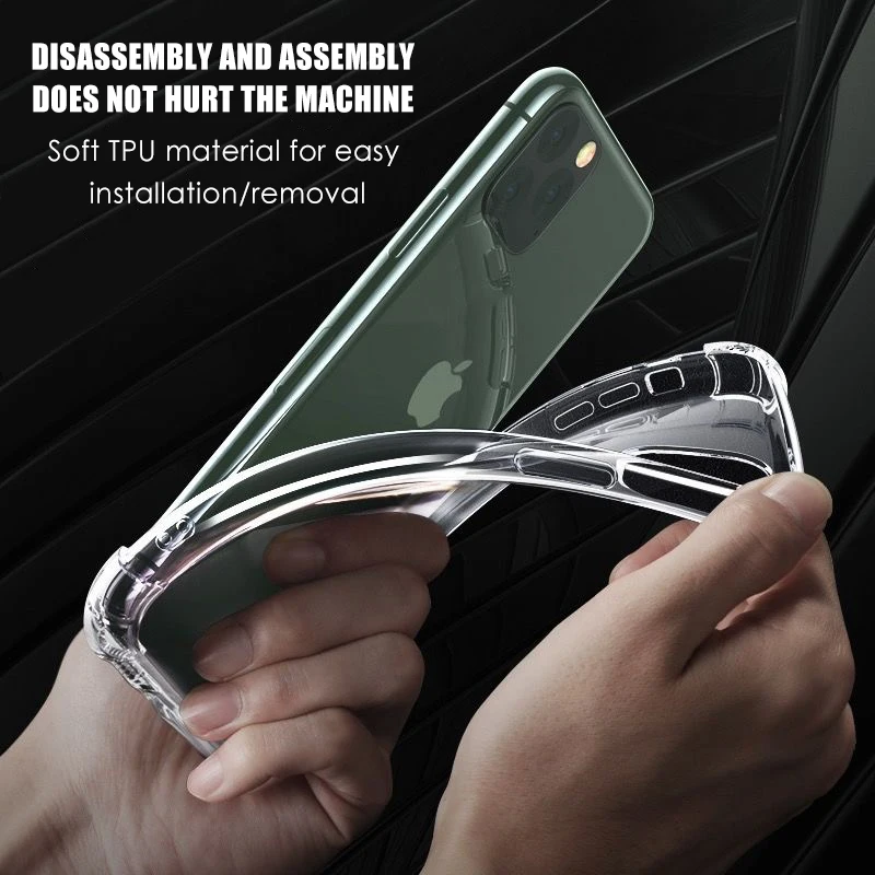 Luxury Shockproof Silicone Phone Case for iPhone 12 Mini 11 Pro XS Max X XR Protection Back Cover for iPhone 12 Mini 11 Pro Max