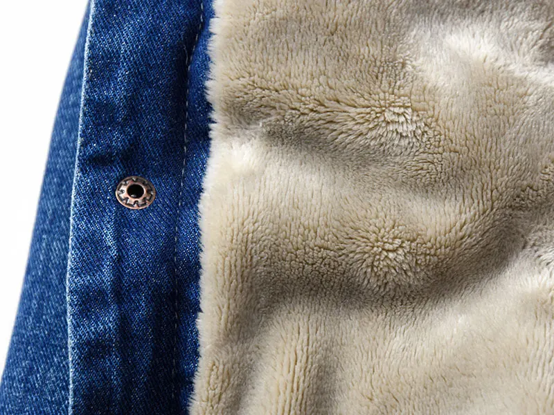 Boy's denim jacket with velvet 1