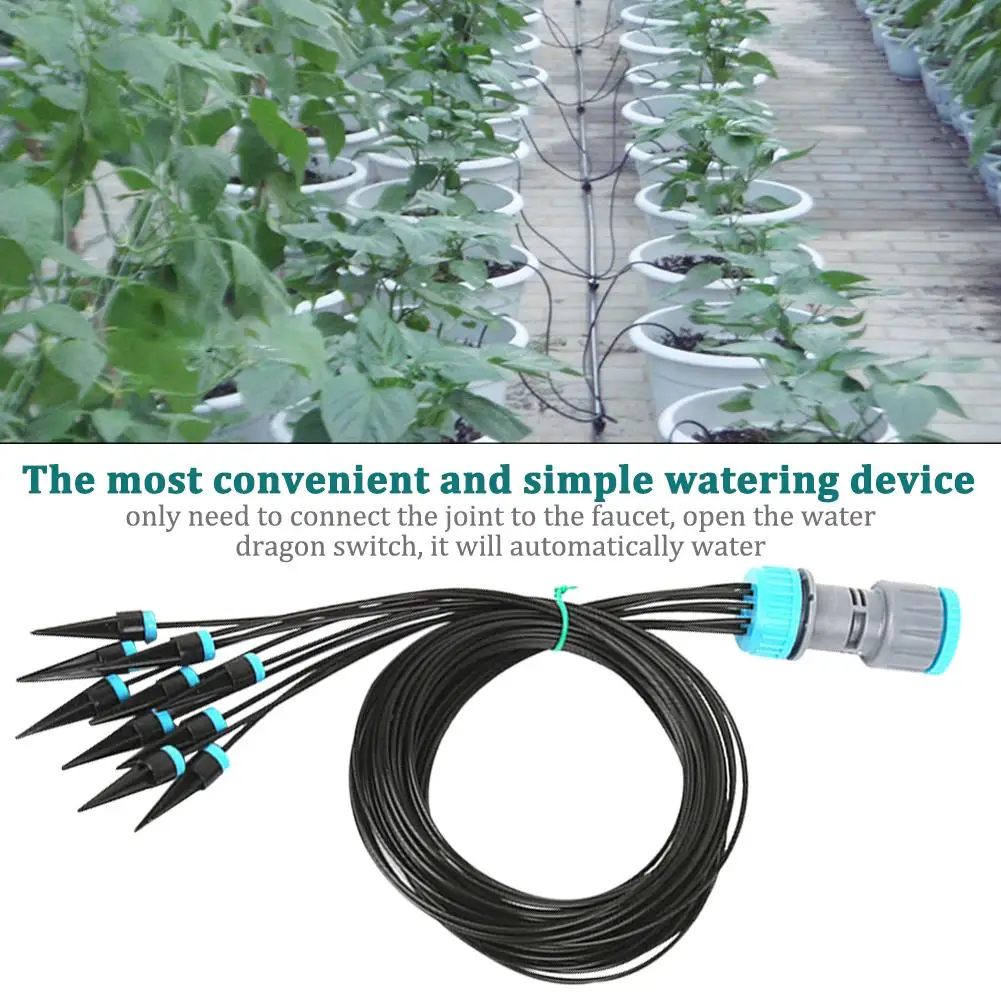 10Pcs Drip Irrigation Kit Plant Watering System Adjustable Micro