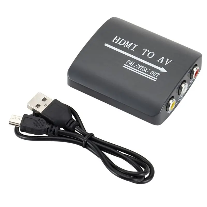 HDMI в AV/RCA CVBS адаптер 1080P видео конвертер HDMI2AV адаптер конвертер