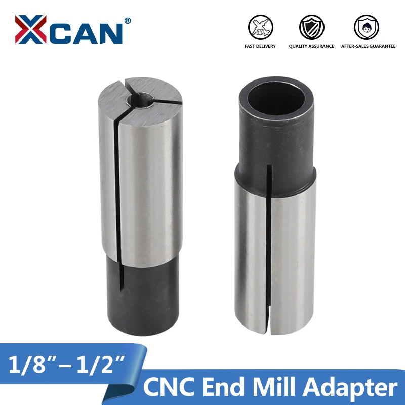CNC Router Bit Adapter Convert 8mm to 12mm for Engraving Machine DIY Tools 