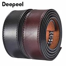 

Deepeel 1pc 3.5cm *110-130cm Men's Leather Automatic Buckle Belt Car Line with No Buckle Automatic Belt Business Belt YK668