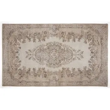 

Handmade Beige Vintage English English Area Rug 176x300 Cm-5'9''X9'10''