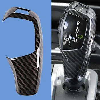 

CITALL Car Carbon Fiber Gear Shift Knob Head Trim Cover Fit For BMW 1 2 3 4 5 6 7 Series X3 X4 X5 X6