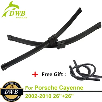 

2PCS ECO Wiper Blades for Porsche Cayenne 2002-2010 26"+26", Free Gift 2Pcs Rubbers, Premium Rubber Wipers