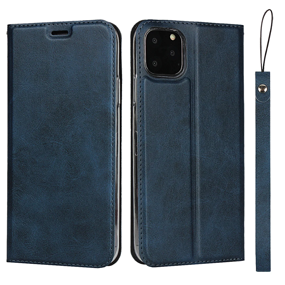 LUCKBUY для iPhone 11 Pro Max защитный чехол сo шнуром из искусственной кожи с магнитной застежкой для iPhone 11 Pro iPhone X XS MAX