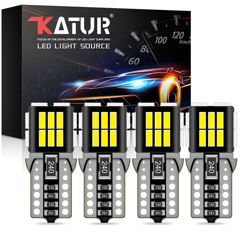 

4pcs T10 W5W led light bulbs 194 168 led car Reading Lights Interior Lights for Ford Focus 2 3 Fiesta Fusion Ranger Kuga S Max