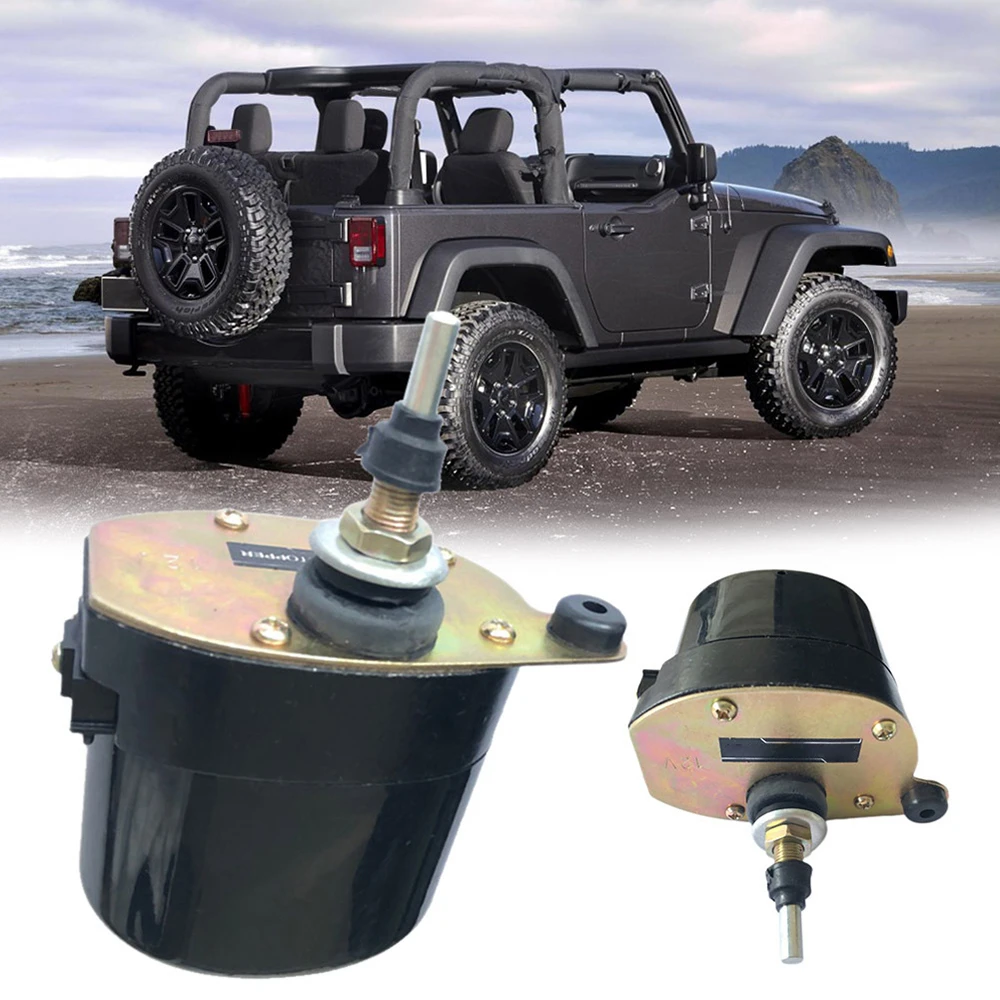 Motor Universal de limpiaparabrisas de 12V Motor de limpiaparabrisas de barrido rápido de 110 grados, bomba de agua lavado, para Tractor|Limpiaparabrisas| - AliExpress