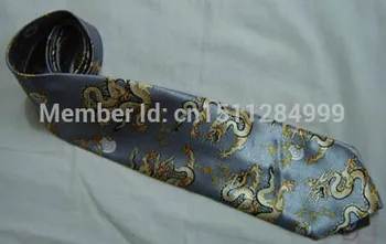 

Free Shipping!!! Hot Sale Chinese Style Men's Woven Dragon Design Tie Necktie