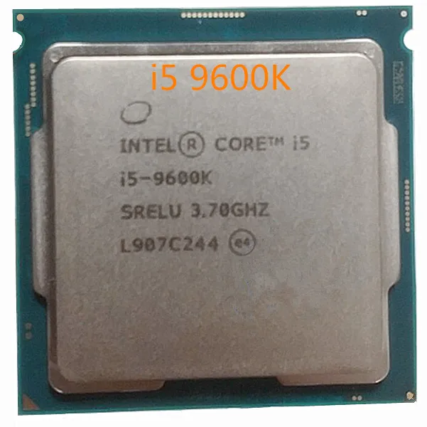 Процессор Intel Core i5-9600K i5 9600K cpu srlu 6Core 6Thread 3,7 GHz 9MB 14nm 95W FCLGA1151