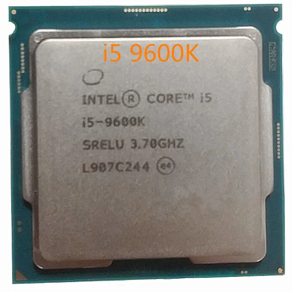 Intel Core i5-9600K işlemci i5 9600K CPU SRELU 6 çekirdekli 6 iplik 3.7GHz  9MB 14nm 95W FCLGA1151 _ - AliExpress Mobile