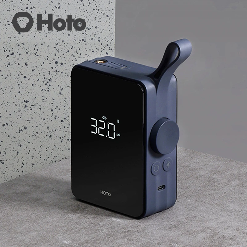 Gonfiatore Ricaricabile Della Pompa Di Aria Gonfiabile Dei Pneumatici Senza Fili Elettrici Del Compressore D'Aria Portatile Astuto Di Hoto Per I Pneum
