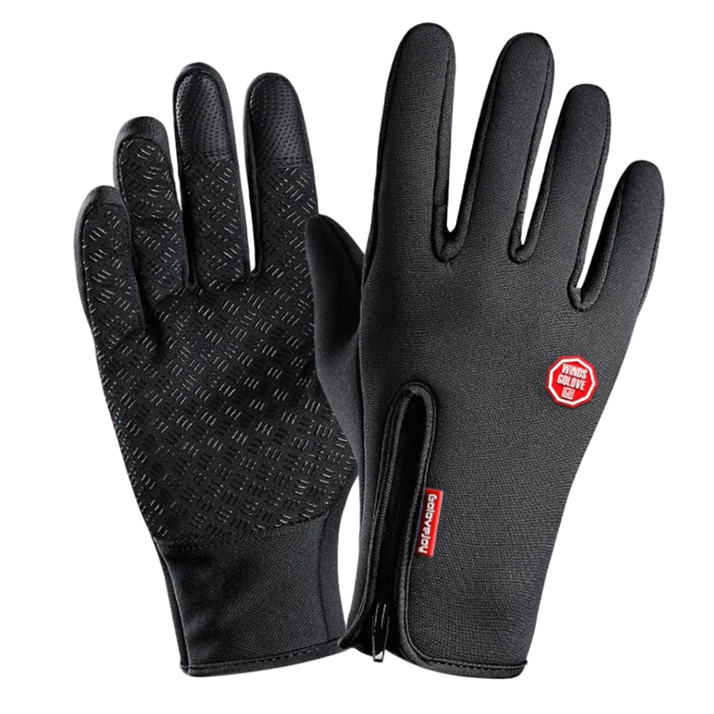 Nylon Windproof Fishing Hunting Cycling Gloves Winter Warm Skiing Gloves for Winter 