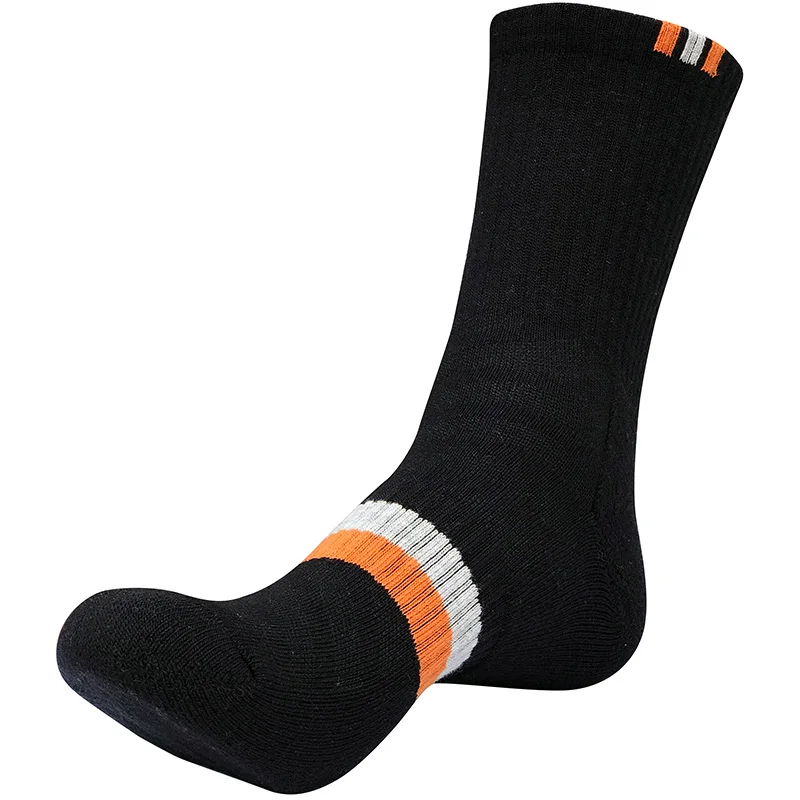Мужские дышащие баскетбольные носки, спортивные носки, впитывающие пот, носки для бега, пешего туризма - Цвет: B