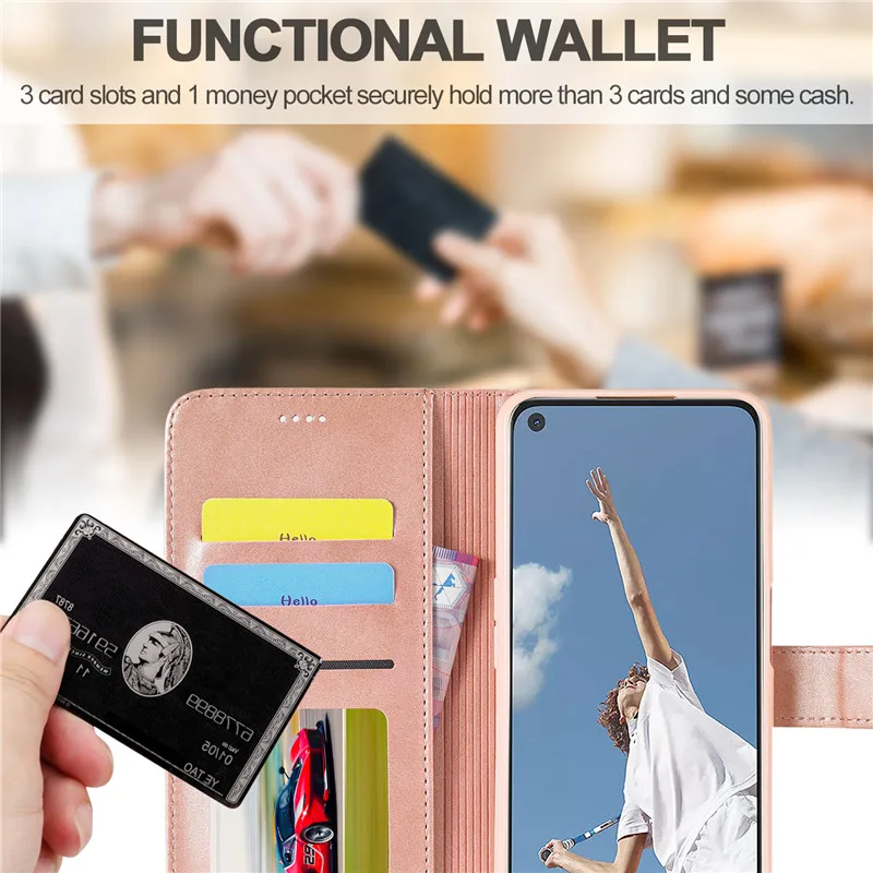 OPPO Reno6 Pro 5G Case Flip Leather Wallet Magnetic Cover OPPO Reno6 Pro 5G Case For OPPO Reno 6 5G Phone Cover Stand Card Slot oppo phone cover