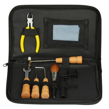 

8Pcs Guitar Repairing Tool Maintenance Cleaning Tool Kit String Organizer Ruler Gauge Measuring Repair Tool Guitar Accessories