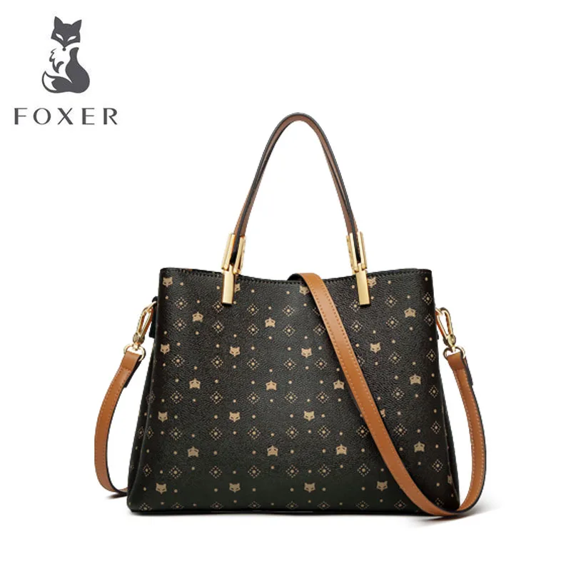 

FOXER women bags designer bags famous brand women bags 2020 new luxury handbags women bags tote bag fashion women leather bags