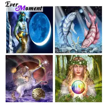 

Ever Moment Diamond Painting Constellation Resin Full Square Embroidery Mosaic Art Craft Handmade Drill Decoration S2F2566
