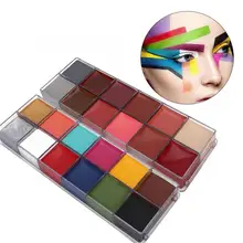 Массажер 12 цветов боди арт Краска Кубок мира Хэллоуин драма макияж живопись для лица тела Massagem