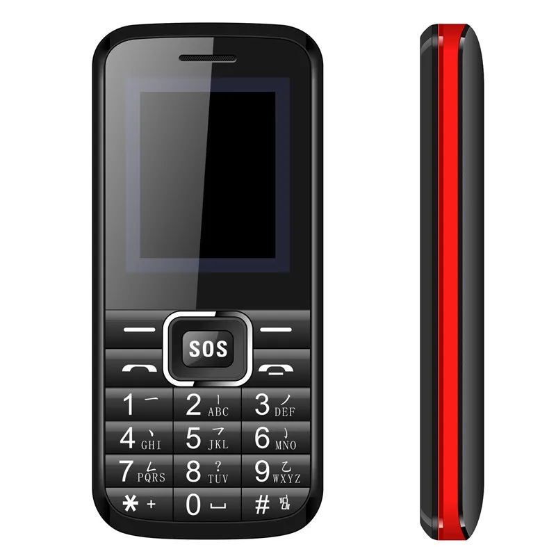 Разблокированный мобильный телефон с двумя sim-картами, большой динамик, дешевый мобильный телефон, поддержка Bluetooth, MP3, видео плеер, GSM сеть, телефон A7 - Цвет: black