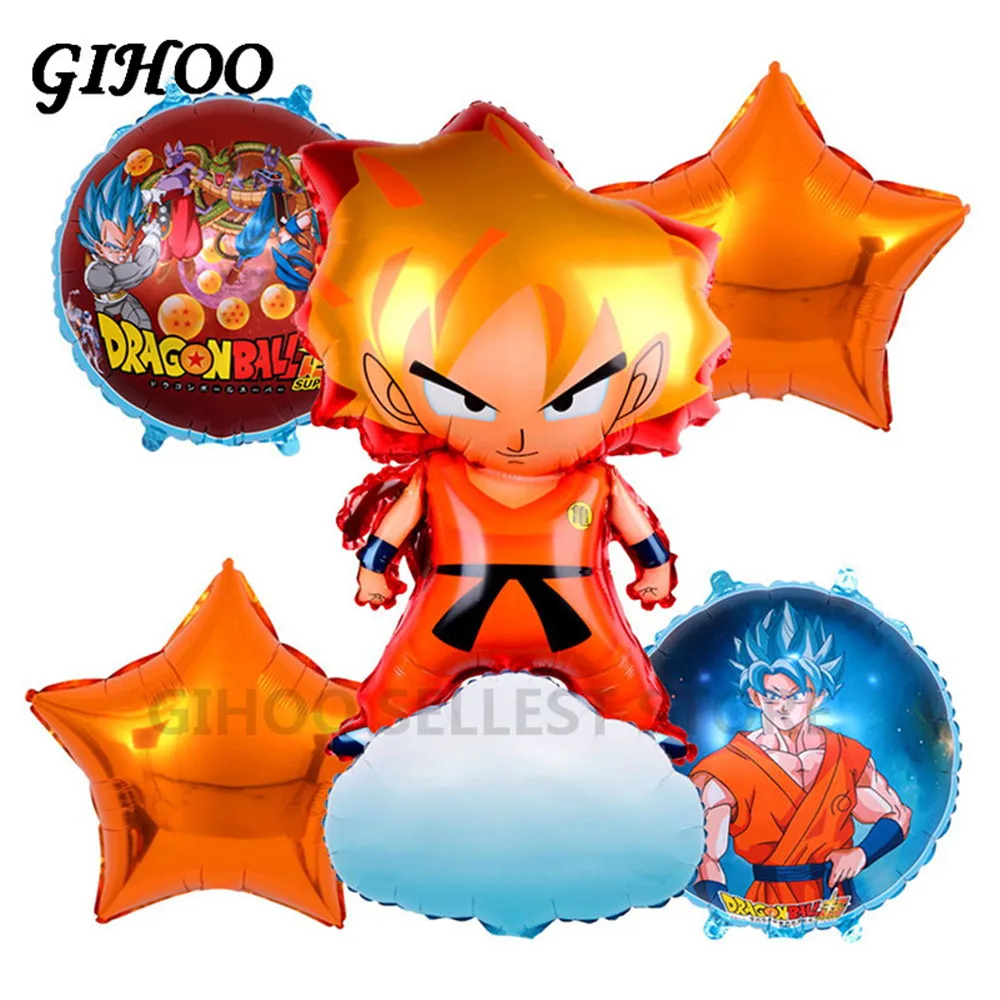 GIHOO 1 комплект 78*45 см Z Son Goku Шар Дракона оранжевая флуоресцентная звезда точка