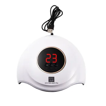 

45W LED Nail Lamp Nail Dryer Dual Hands 18PCS LED Motion Sensing UV Lamp for Curing UV Gel Nail Polish Salon Tool