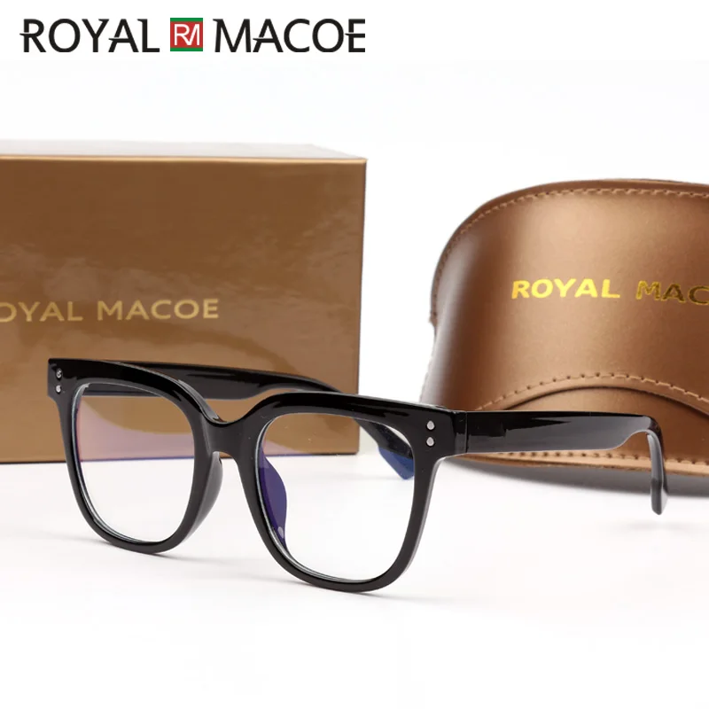 

ROYAL MACOE Blue Light Blocking Glasses Computer Screen Eye Protection Eyewear Frames Anti Eye Fatigue Goggles Sunglasses