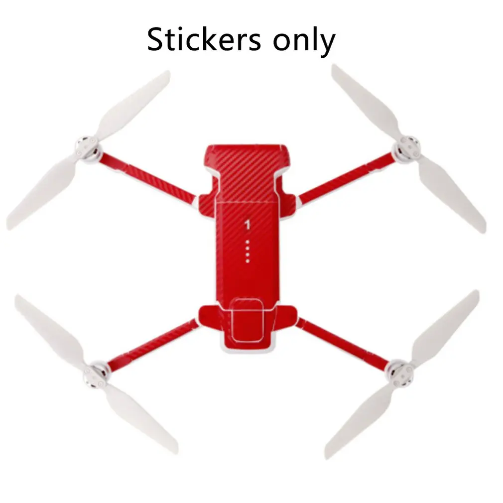 

Pvc Waterproof Sticker For Fimi X8 Se Drone Body Shell Protection Skin Quadcopter Camera Drone Accessories Carbon Red