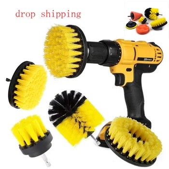 

1/3/4/5/7/pcs Power Scrubber Brush Set for Bathroom Drill Brushes Cordless Attachment Toilet Brush Electric Cleaning Brush Kit
