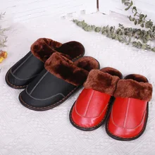 Унисекс; прогулочная обувь; женские домашние тапочки; теплая плюшевая мужская обувь; мягкая домашняя обувь для влюбленных; однотонная Водонепроницаемая нескользящая обувь