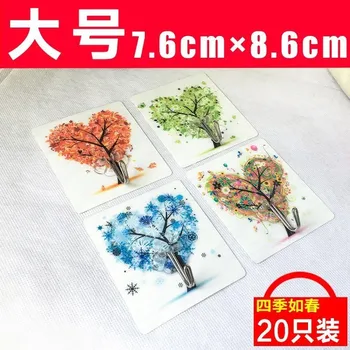 

Strong Adhesive Hook Wall Suction Self-Adhesive Wall Sticking to the Wall Hanging Clothes Ditch Stickers Wall Hangers Sticky Pul