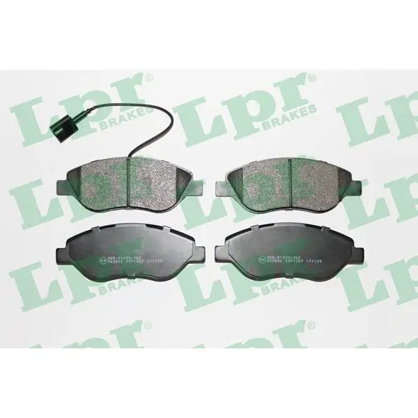 Колодки тормозные ALFA ROMEO MITO 08-/FIAT BRAVO 07-/STILO 01-08