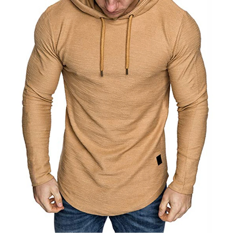 

Men Muscle Hoodie Sweatshirt Coat Sports Jacket Slim Fit Pullover Jumper Tops