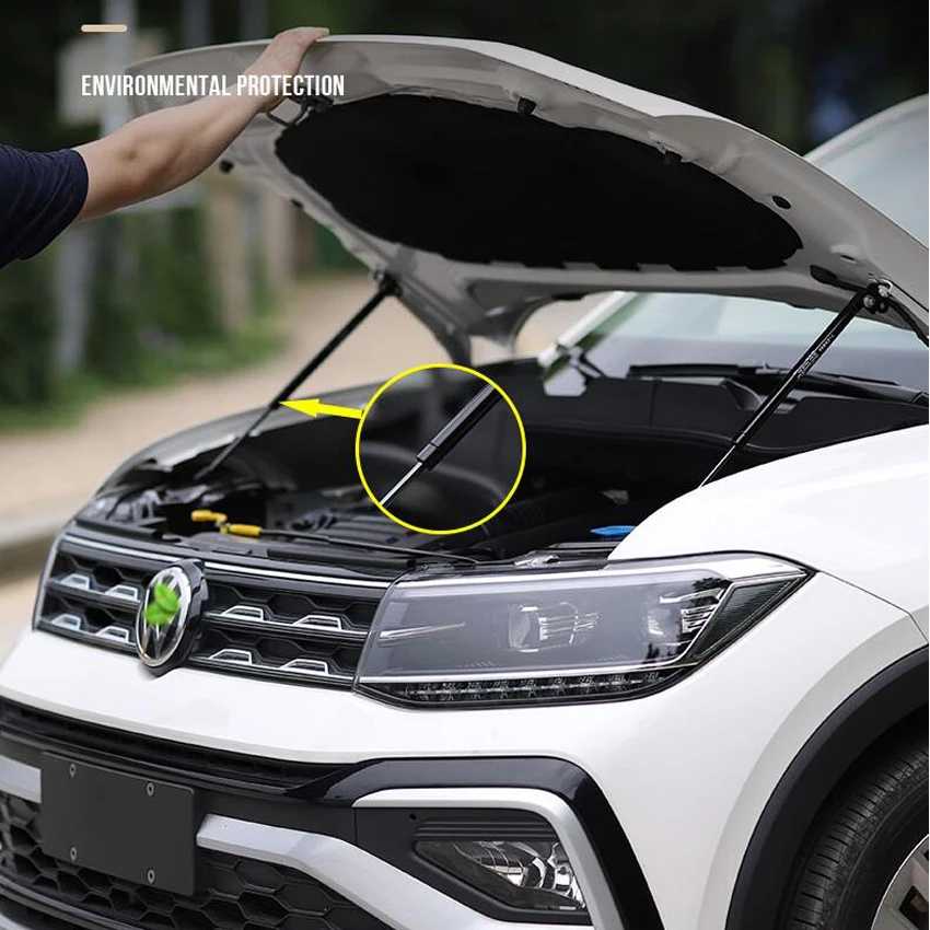 Для Volkswagen VW T cross Tcross 2019 крышка капота автомобиля подъемная Опора гидравлического