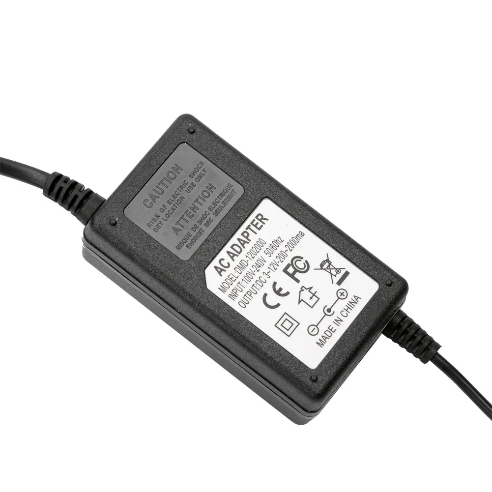 Регулируемый AC/DC адаптер 24W 12V 2A блок питания светодиодной ленты US Plug SP99
