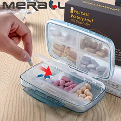 Large Capacity Pill Box Pill Organizer Weekly Pillbox Medicine Organizer Case 8 Grids Medicine Pill Box Personal Health Supplies