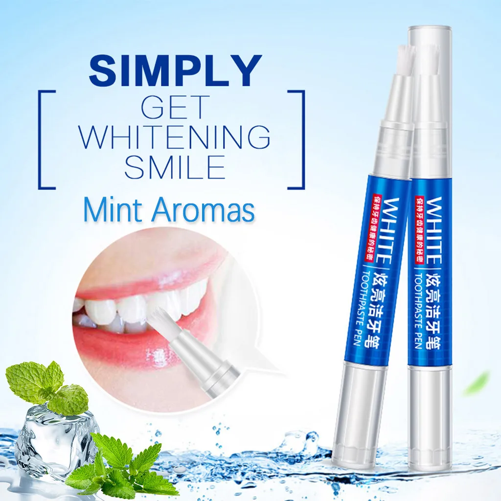 White Teeth Whitening Pen Tooth Gel Whitener Bleach Remove Stains oral