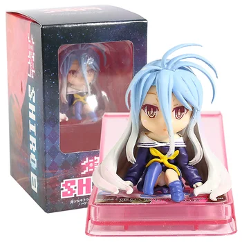 

Anime NO GAME NO LIFE Shiro Mobile Phone Holder PVC Action Figure Model Toys Gift