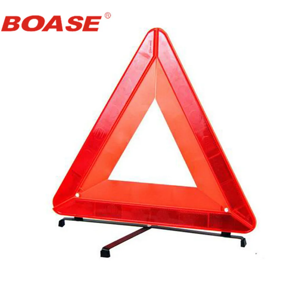 UTUT Car Warning Sign Car Vehicle Triangle Safety Reflective Foldable Emergency Warning Stop Sign Red